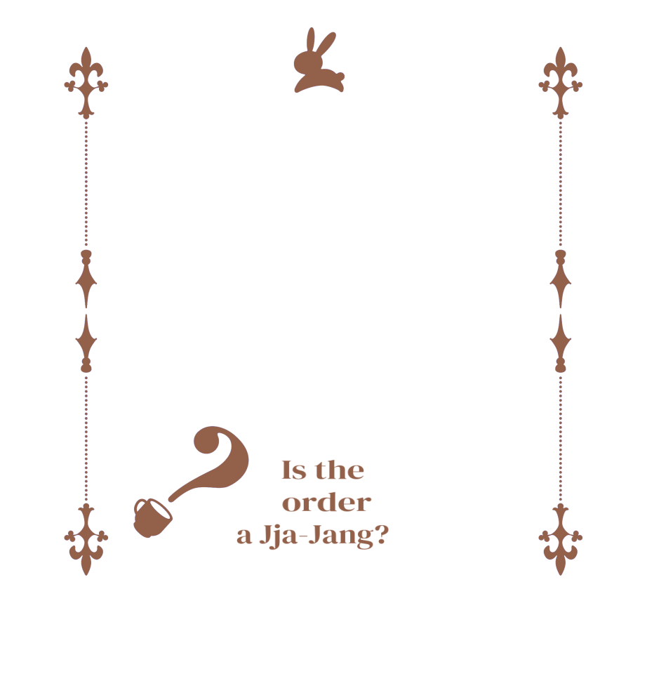 주문은토끼입니까？  Is the      order    a Jja-Jang?